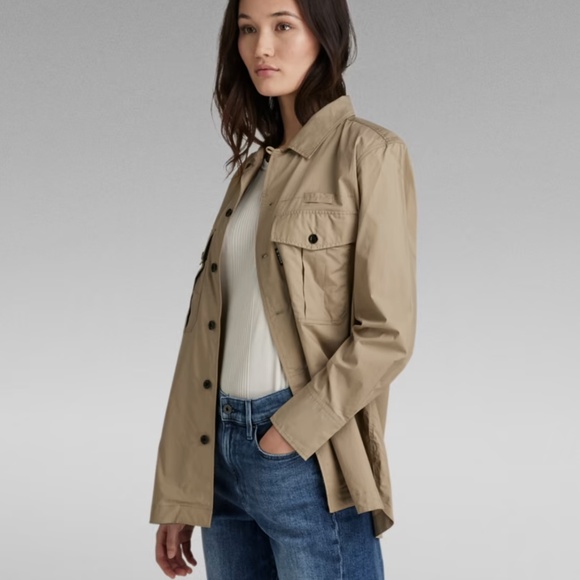 G-Star Women's Officer Boyfriend Shirt Size Medium - Picture 2 of 11